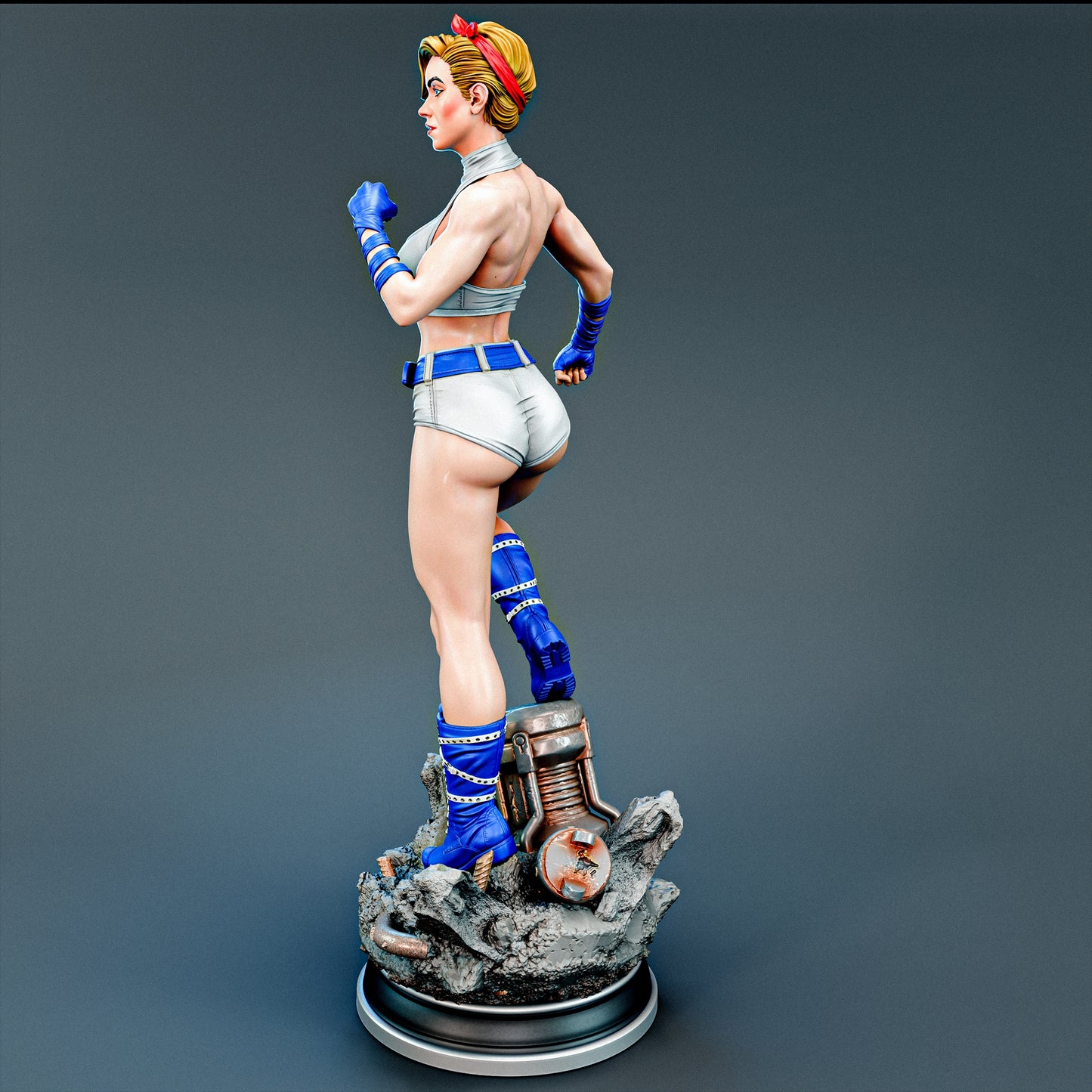 Power Girl DC Bombshells Sculpture (75mm to 500mm) - Unassembled/Unpainted/3D Print
