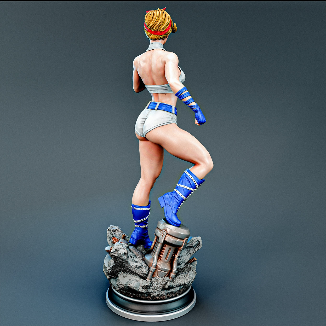 Power Girl DC Bombshells Sculpture (75mm to 500mm) - Unassembled/Unpainted/3D Print