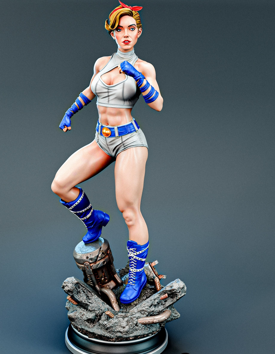 Power Girl DC Bombshells Sculpture (75mm to 500mm) - Unassembled/Unpainted/3D Print