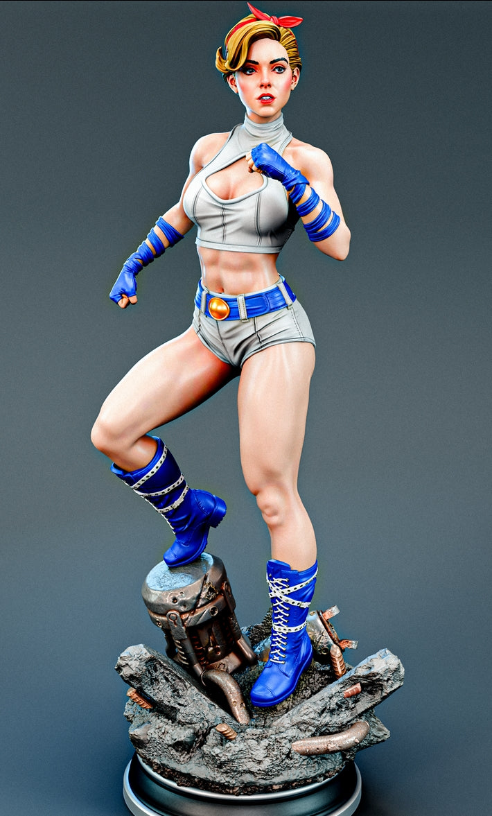 Power Girl DC Bombshells Sculpture (75mm to 500mm) - Unassembled/Unpainted/3D Print