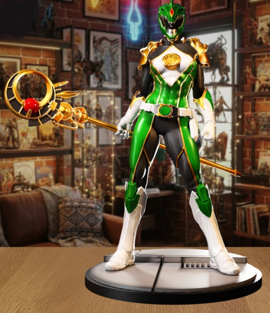 Power Rangers Prime Green Ranger Miniature(40mm - 75mm) TTRPG - Wargaming - MCP