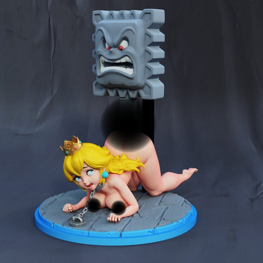 Princess Peach NSFW Sculpture (75mm to 500mm)- Unassembled/Unpainted/3D Print