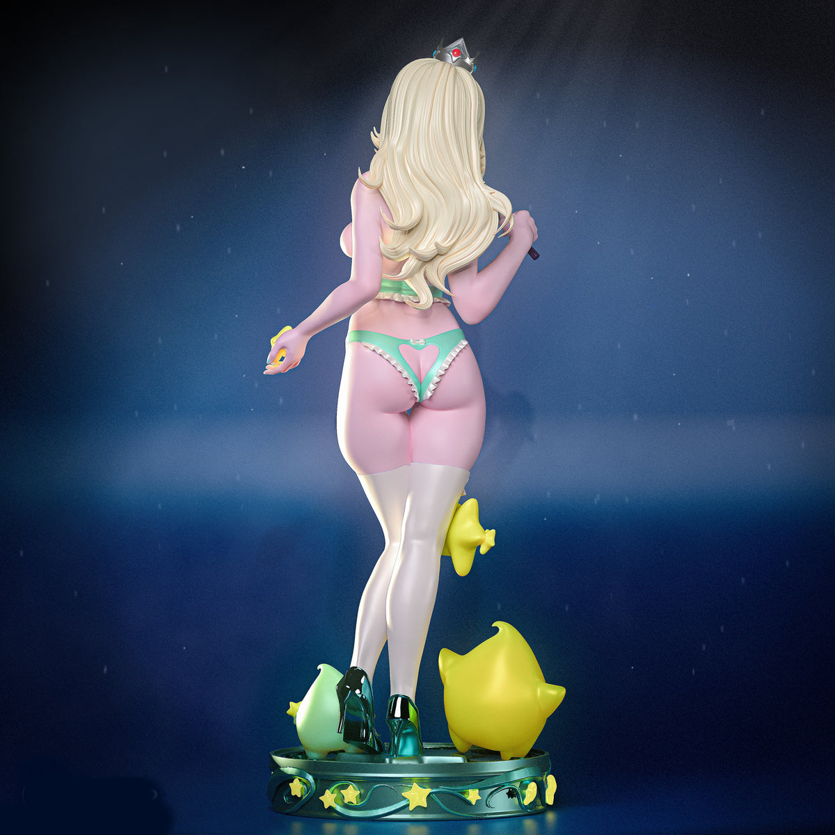 Princess Rosalina Sculpture(75mm to 500mm) - Unassembled/Unpainted/3D Print