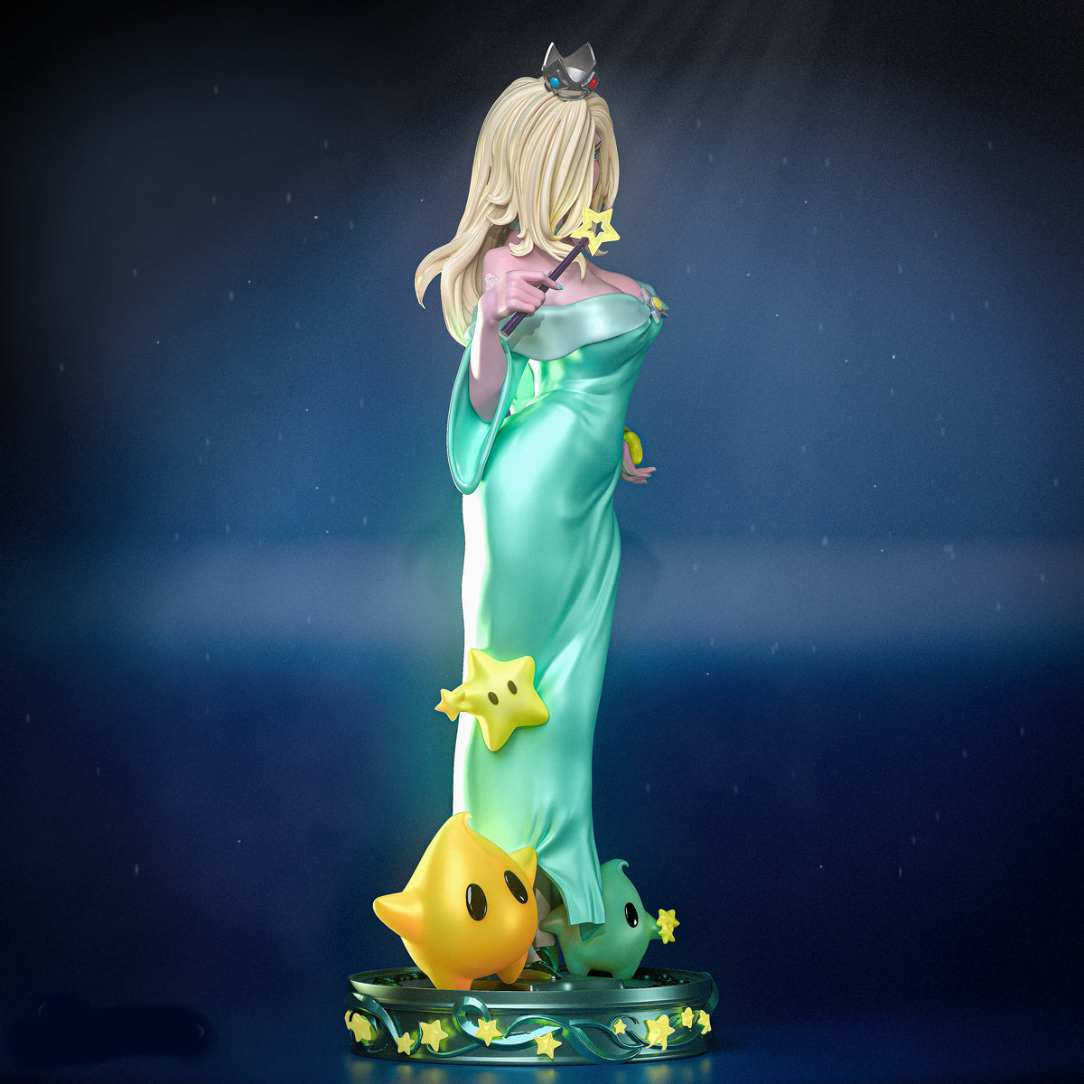 Princess Rosalina Sculpture(75mm to 500mm) - Unassembled/Unpainted/3D Print