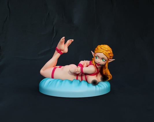Princess Zelda NSFW Sculpture (75mm to 500mm)- Unassembled/Unpainted/3D Print