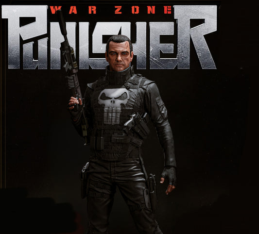 Punisher: War Zone Sculpture (75mm to 500mm) - Unassembled/Unpainted/3D Print