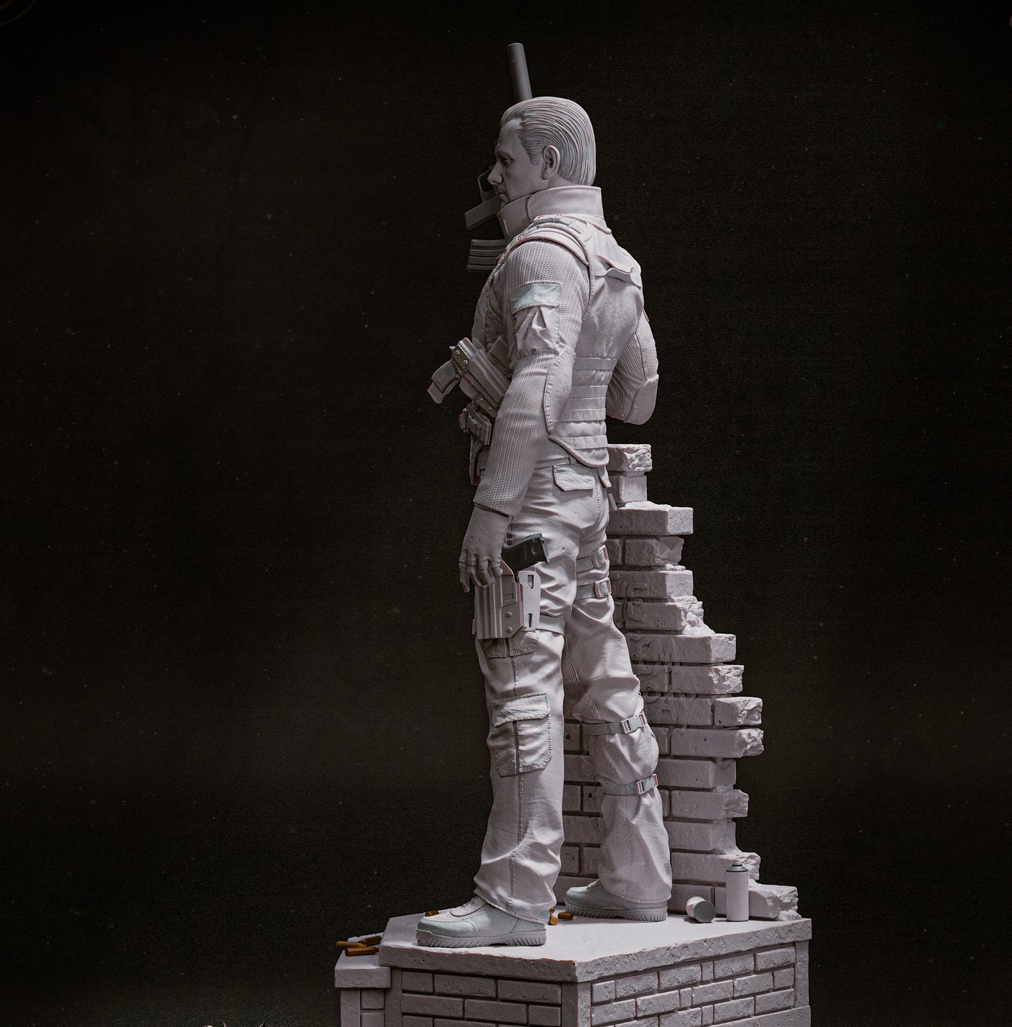 Punisher: War Zone Sculpture (75mm to 500mm) - Unassembled/Unpainted/3D Print