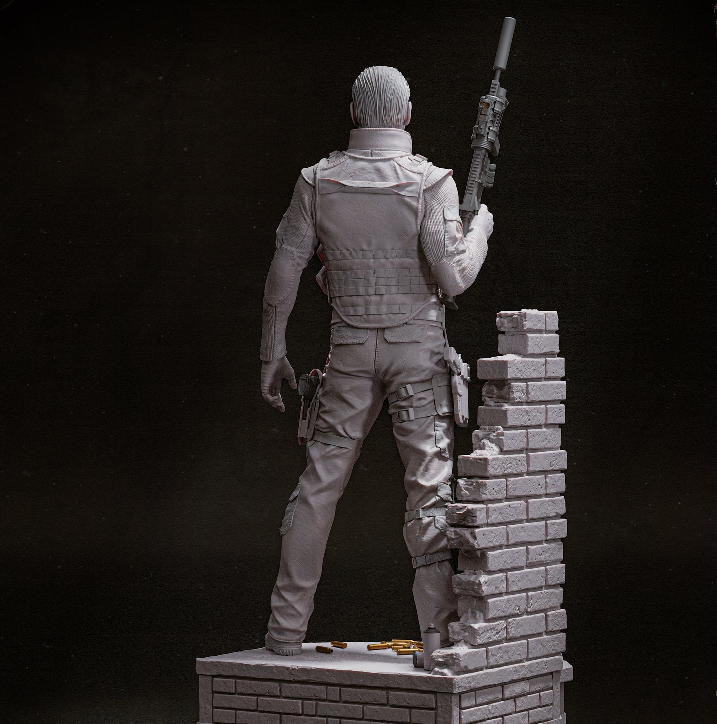 Punisher: War Zone Sculpture (75mm to 500mm) - Unassembled/Unpainted/3D Print