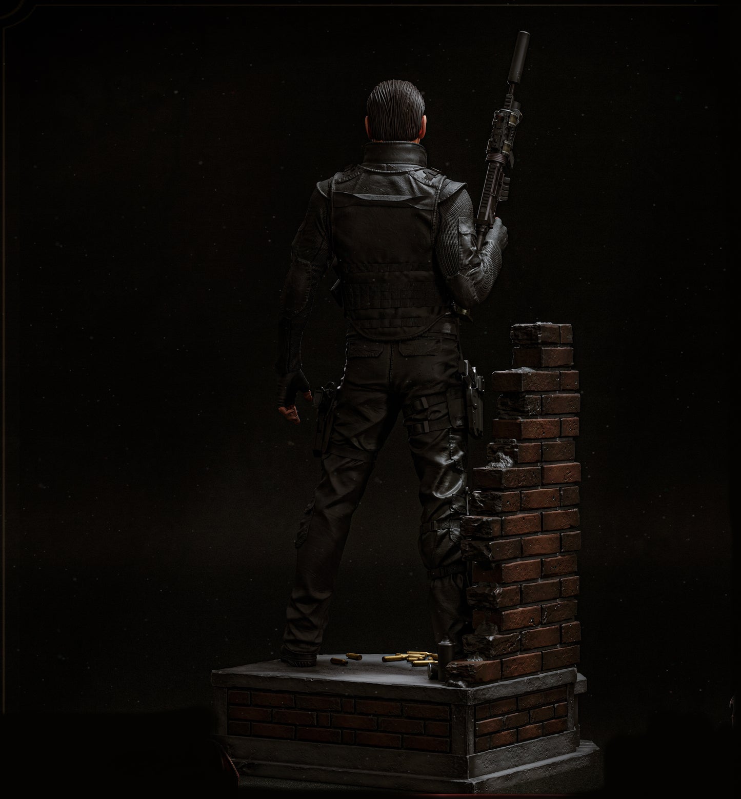 Punisher: War Zone Sculpture (75mm to 500mm) - Unassembled/Unpainted/3D Print