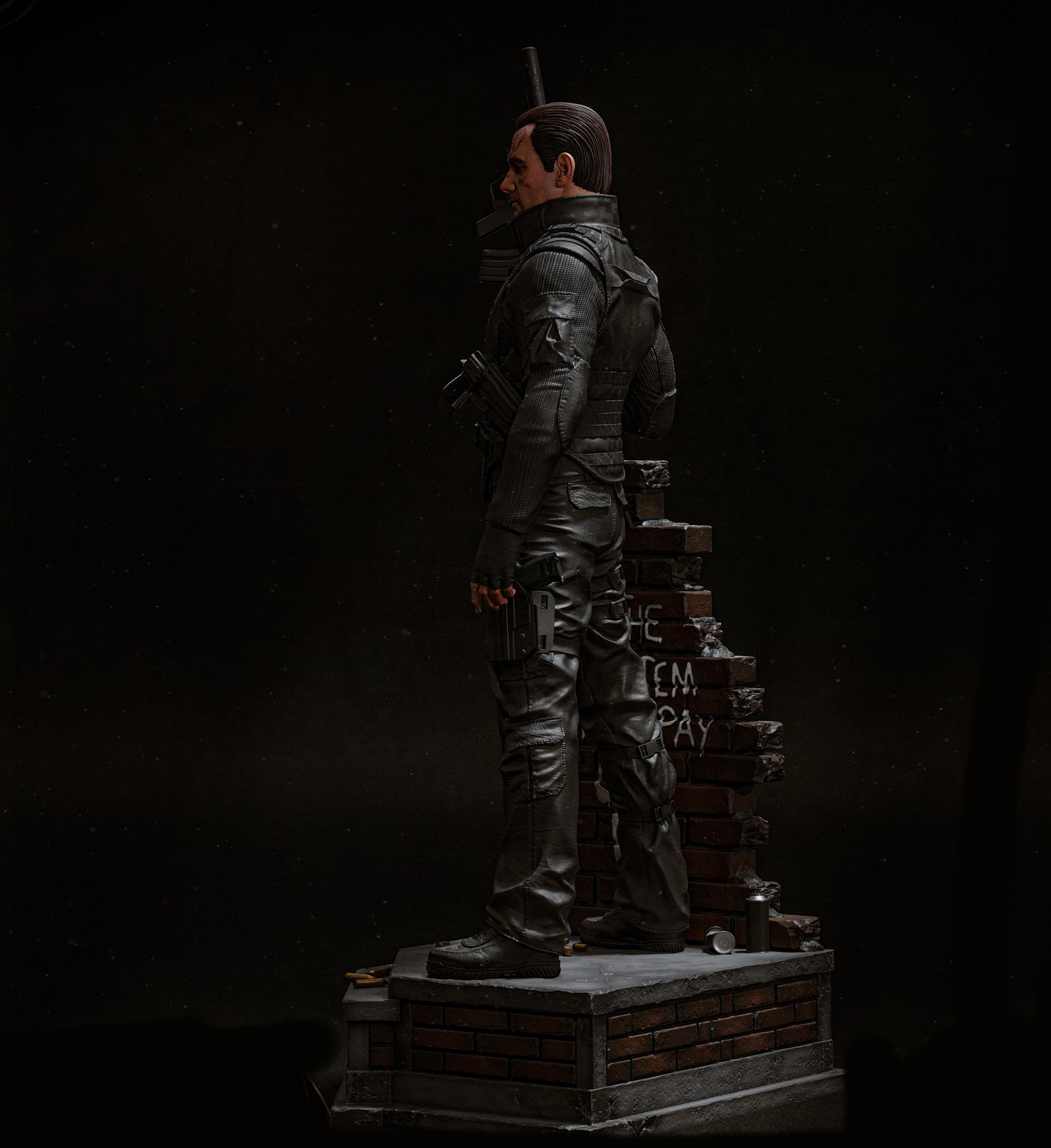 Punisher: War Zone Sculpture (75mm to 500mm) - Unassembled/Unpainted/3D Print