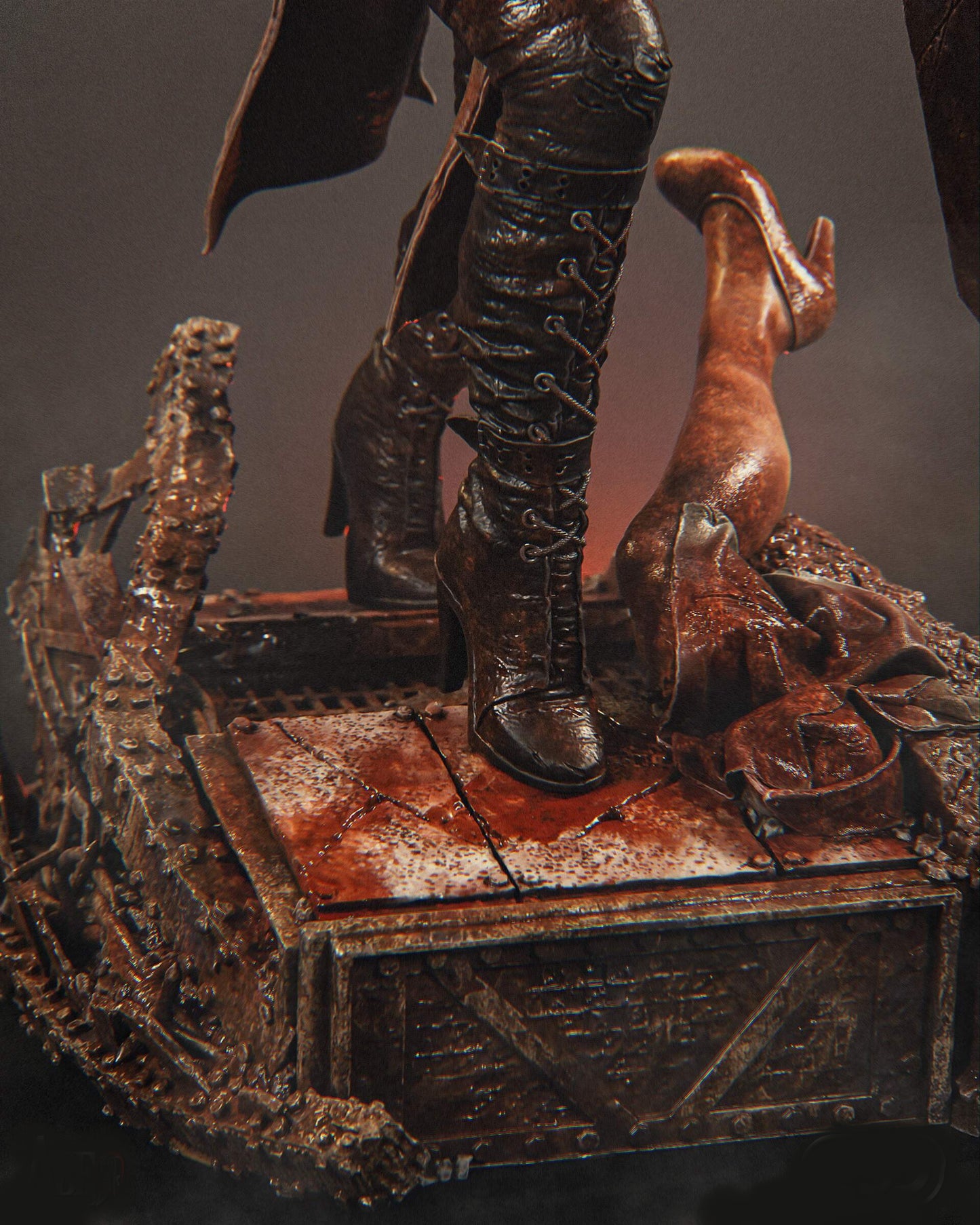 Pyramid Head Sculpture (75mm to 500mm) - Unassembled/Unpainted/3D Print