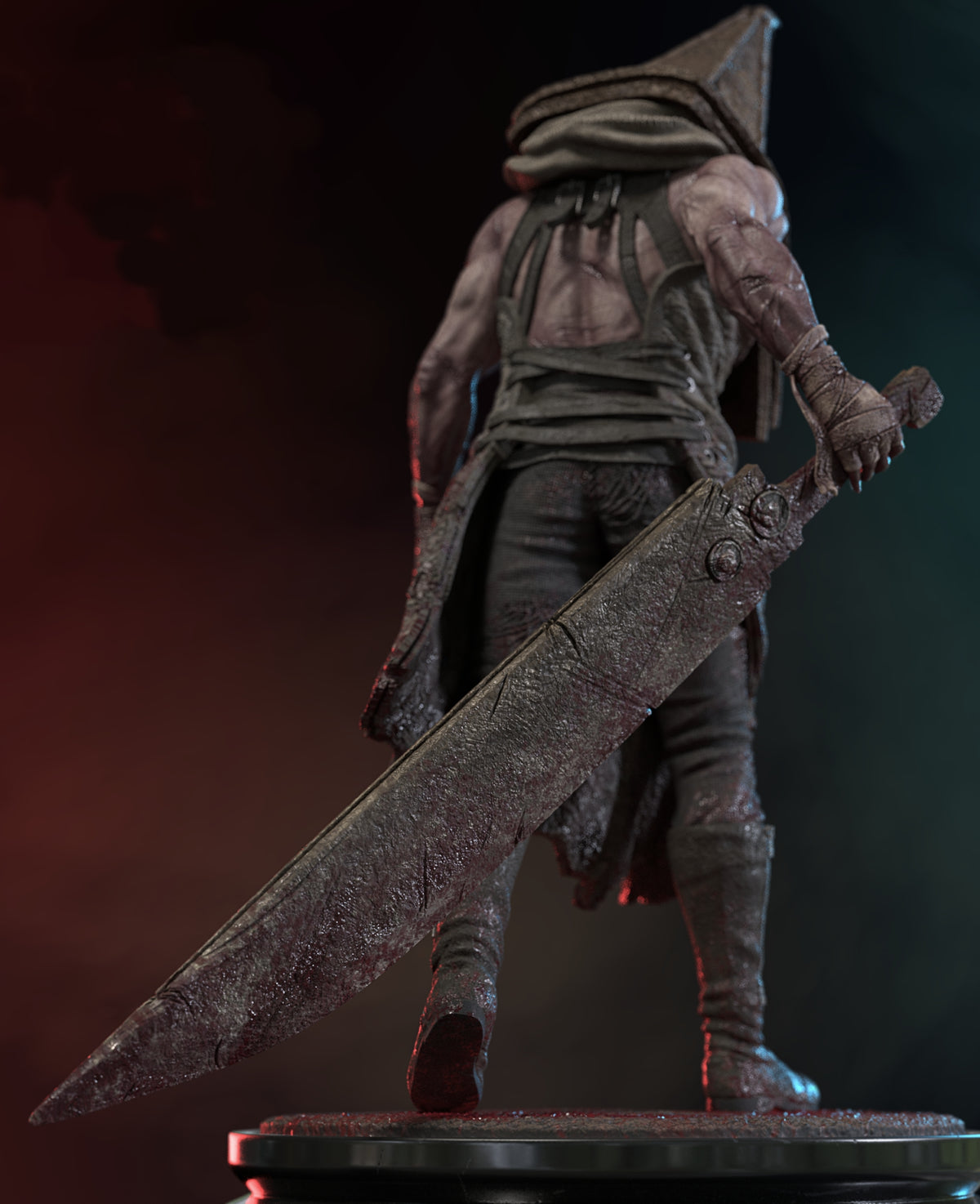 Pyramid Head – Silent Hill 2 Sculpture (75mm to 500mm) - Unassembled/Unpainted/3D Print