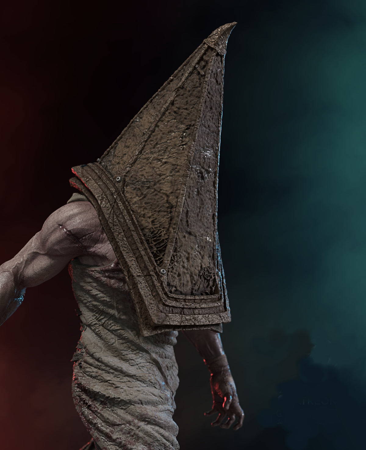 Pyramid Head – Silent Hill 2 Sculpture (75mm to 500mm) - Unassembled/Unpainted/3D Print