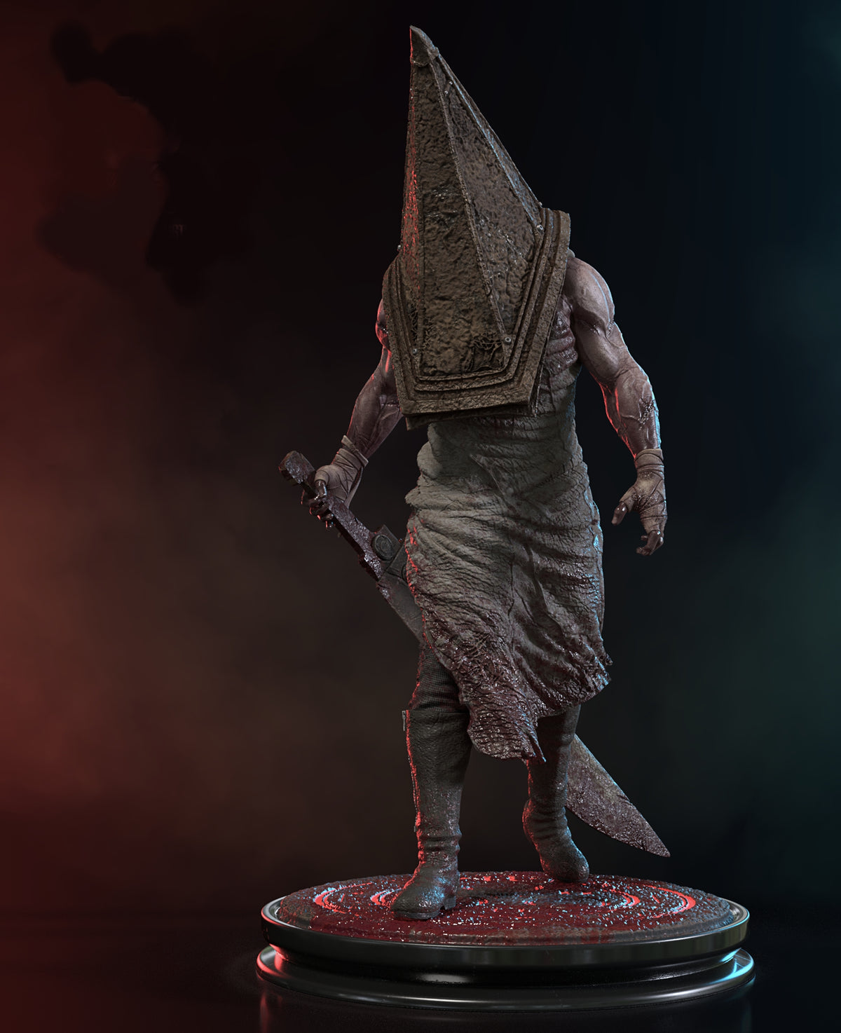 Pyramid Head – Silent Hill 2 Sculpture (75mm to 500mm) - Unassembled/Unpainted/3D Print