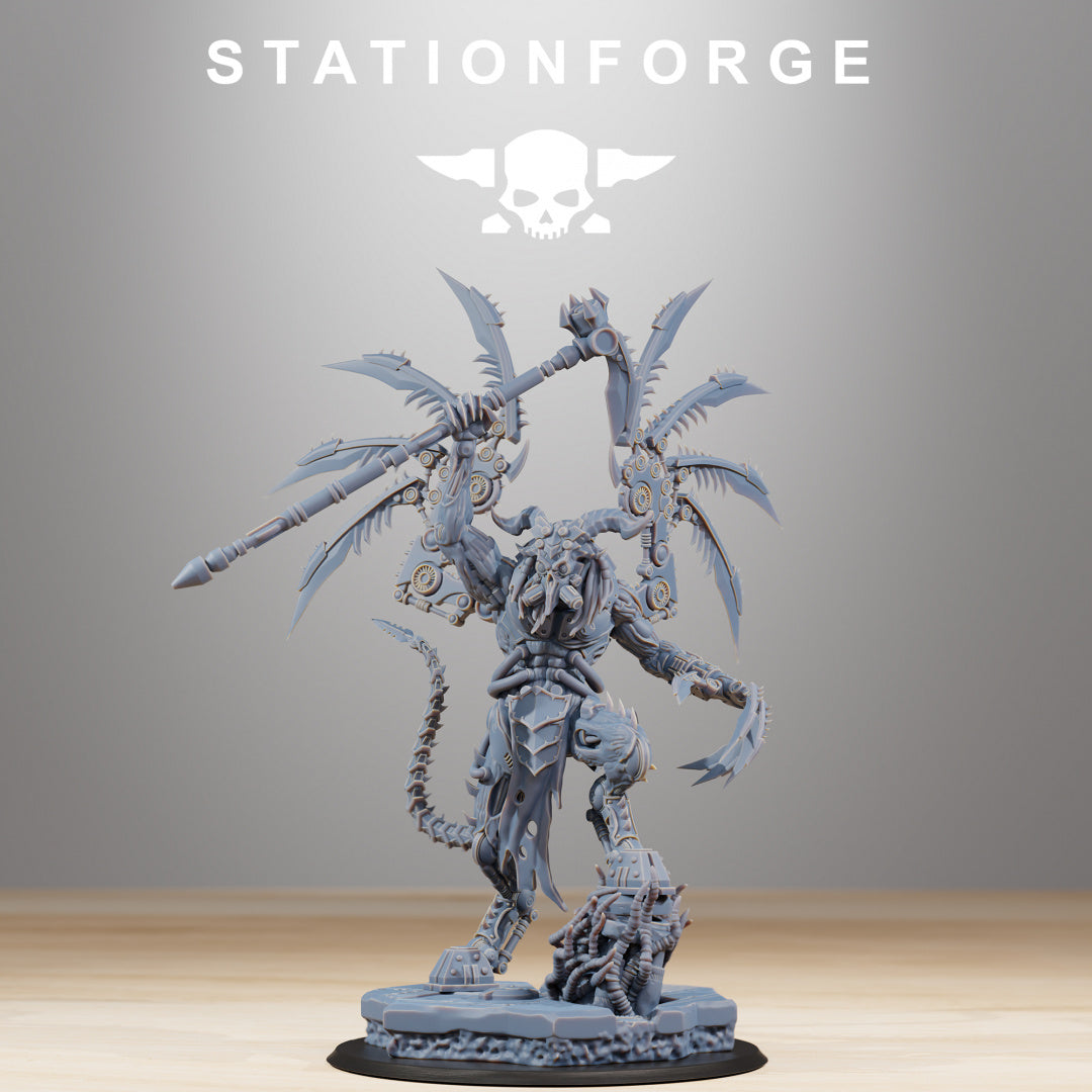 Pythonicus Archon - Compatible with Warhammer 40K - by Station Forge - Tabletop RPG Miniature - Roleplaying 3D Printed Fantasy Mini