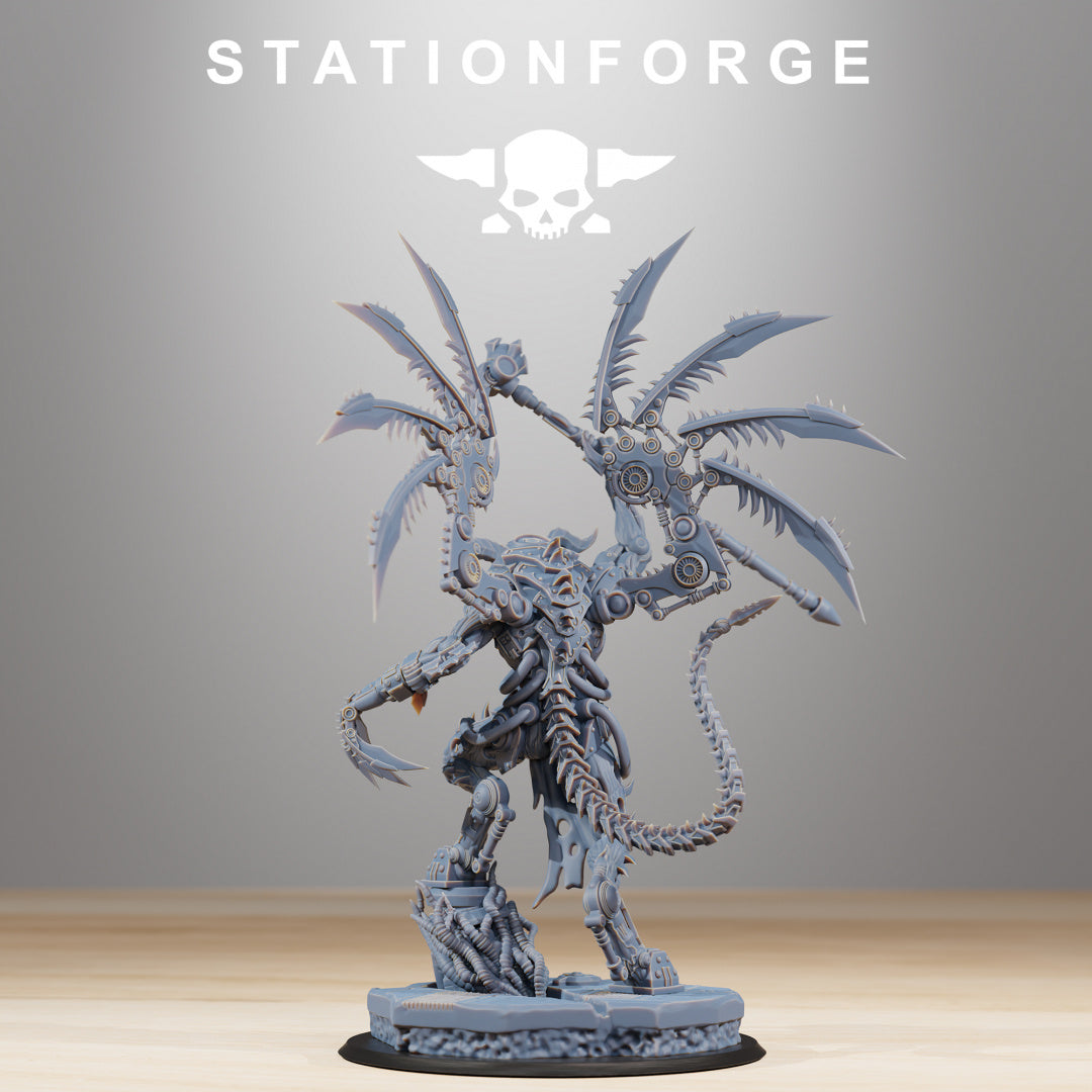 Pythonicus Archon - Compatible with Warhammer 40K - by Station Forge - Tabletop RPG Miniature - Roleplaying 3D Printed Fantasy Mini