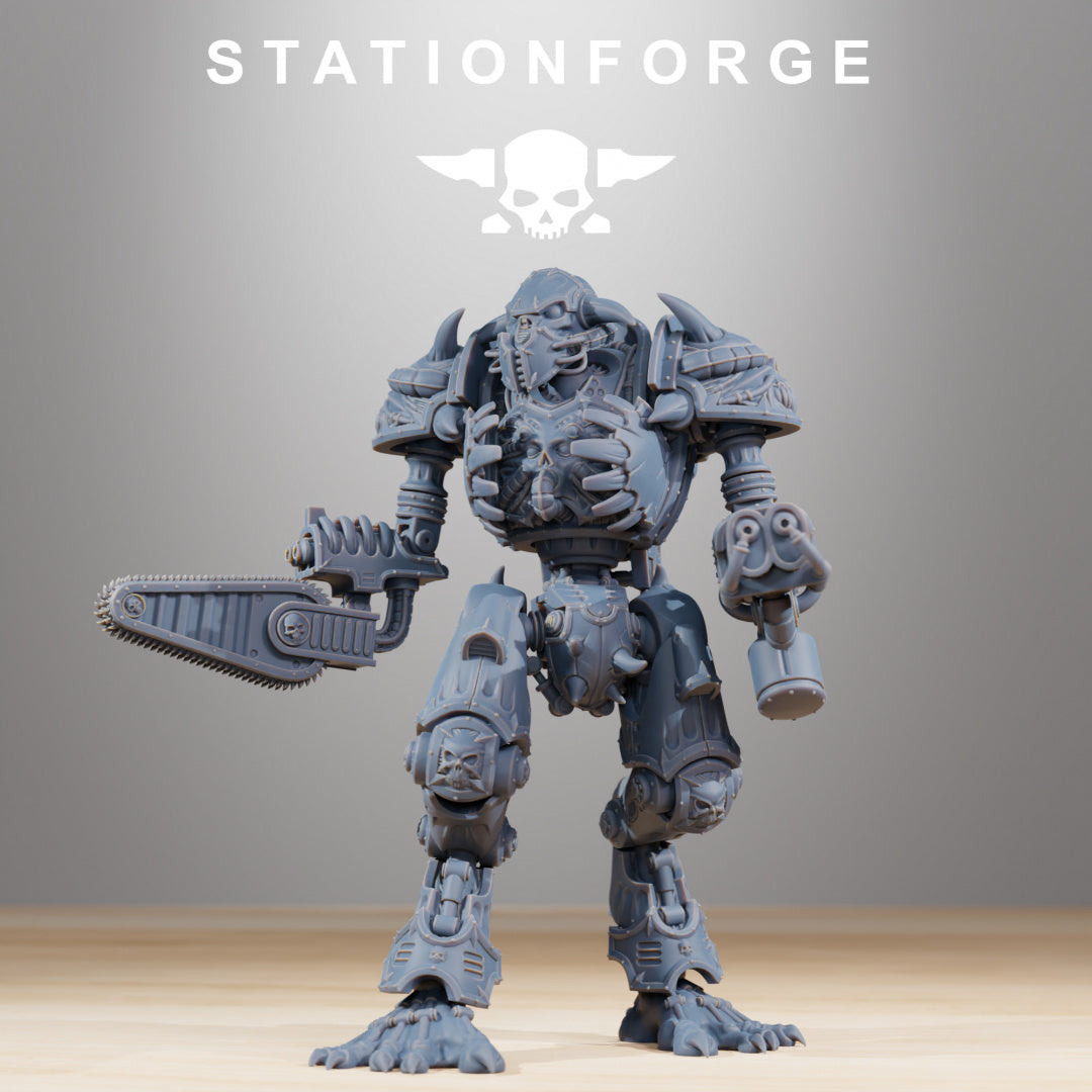 Pythonicus Armageddon - Compatible with Warhammer 40K - by Station Forge - Tabletop RPG Miniature - Roleplaying 3D Printed Fantasy Mini