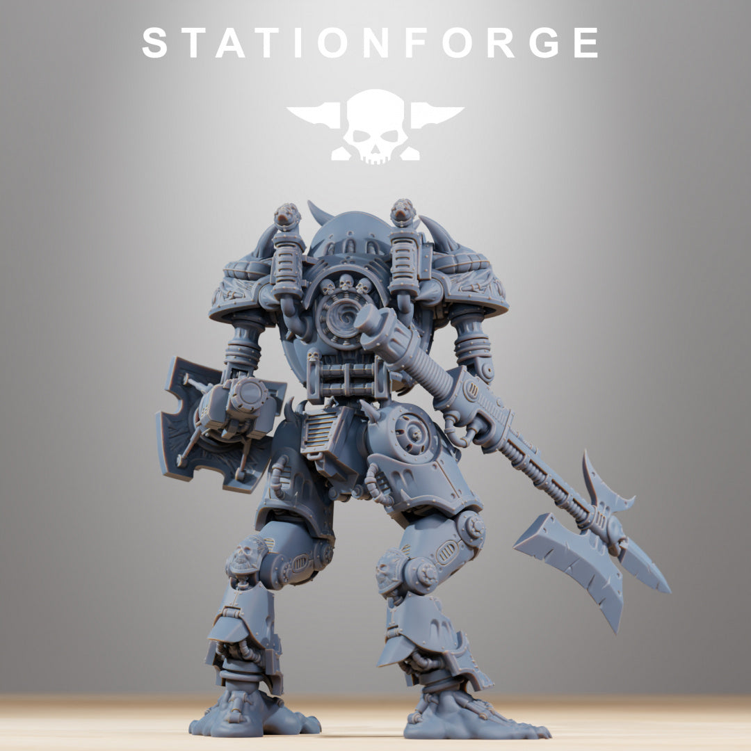 Pythonicus Armageddon - Compatible with Warhammer 40K - by Station Forge - Tabletop RPG Miniature - Roleplaying 3D Printed Fantasy Mini