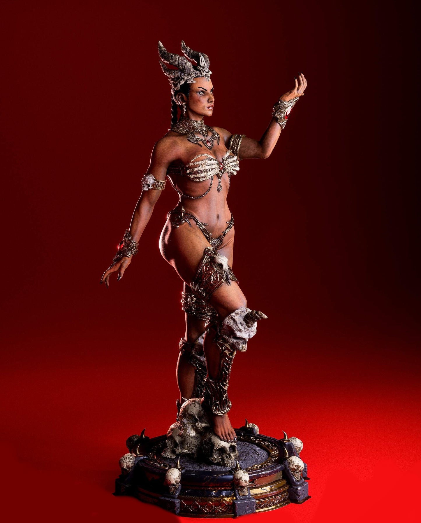 Queen of Damned Sculpture (75mm to 500mm) - Unassembled/Unpainted/3D Print
