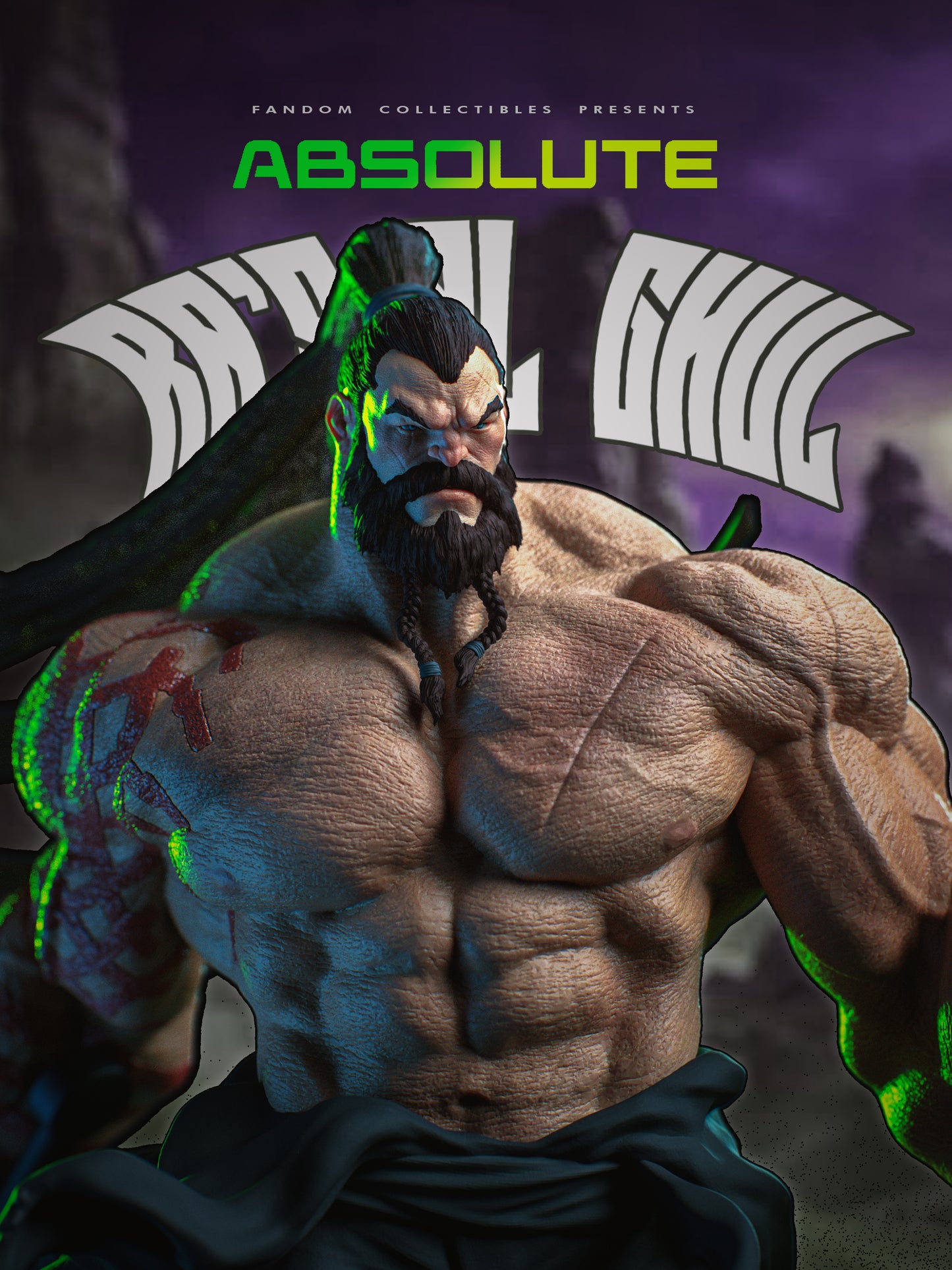 Ra’s al Ghul Absolute Sculpture (75mm to 500mm)- Unassembled/Unpainted/3D Print