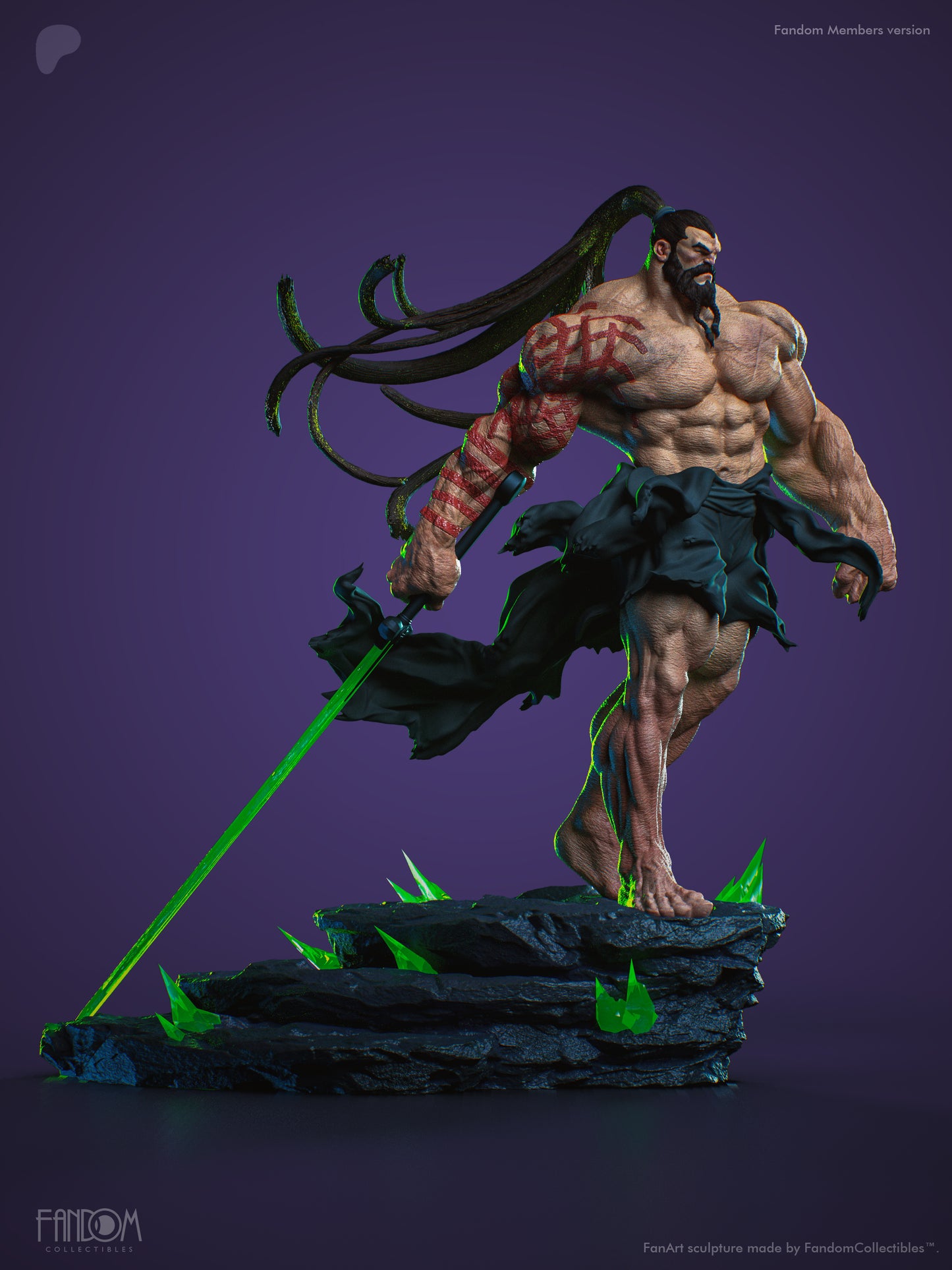 Ra’s al Ghul Absolute Sculpture (75mm to 500mm)- Unassembled/Unpainted/3D Print