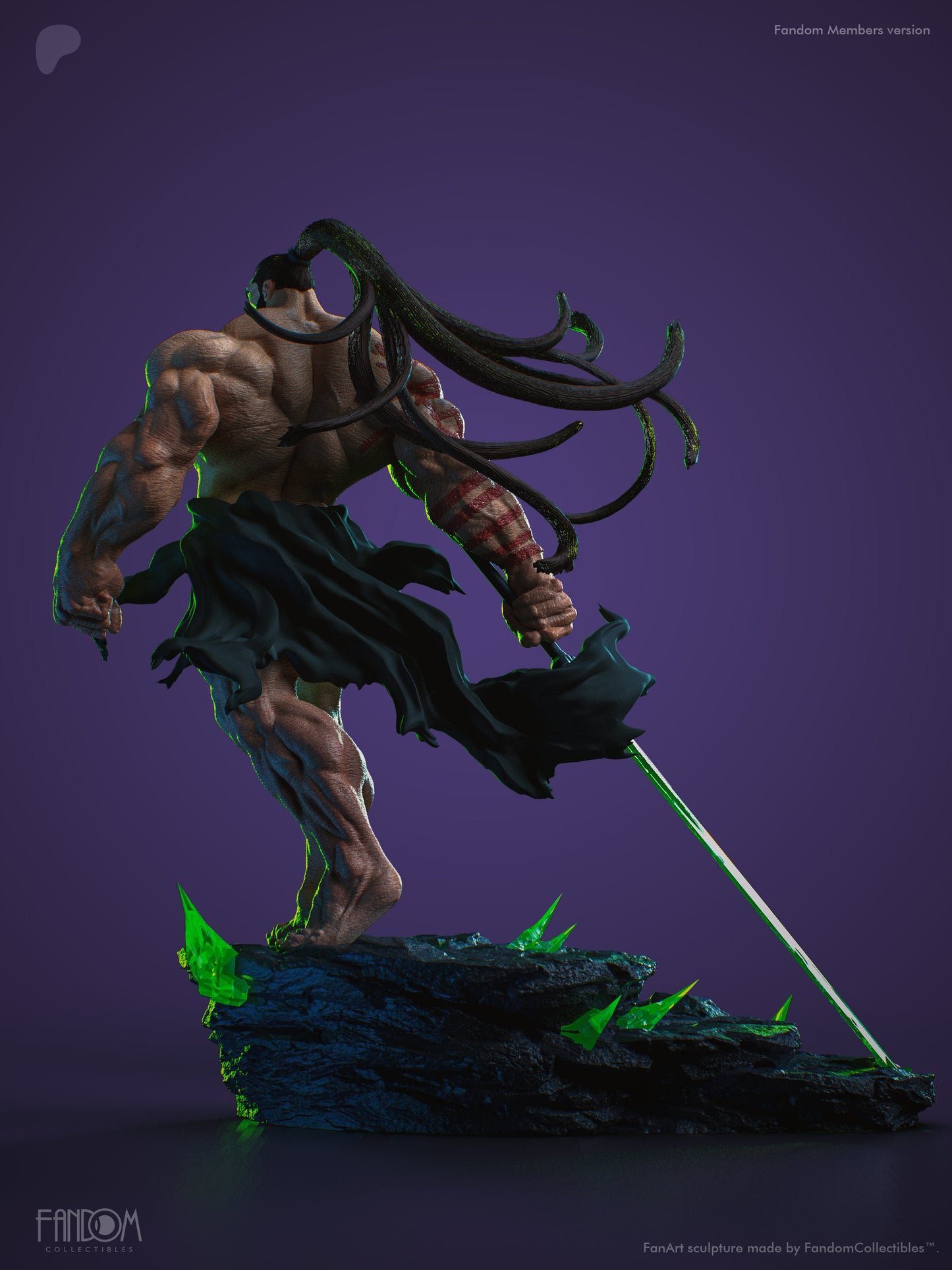 Ra’s al Ghul Absolute Sculpture (75mm to 500mm)- Unassembled/Unpainted/3D Print