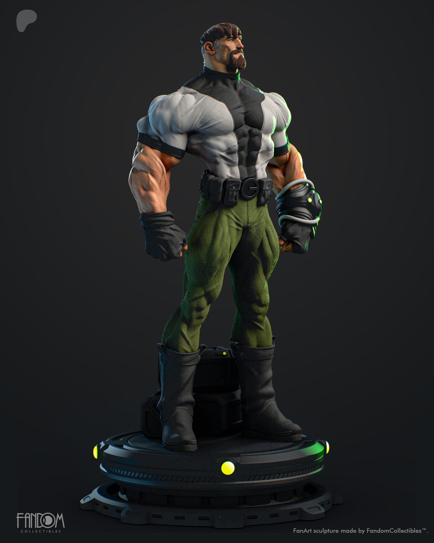 Ben 10,000 Sculpture (75mm to 500mm) - Unassembled/Unpainted/3D Print