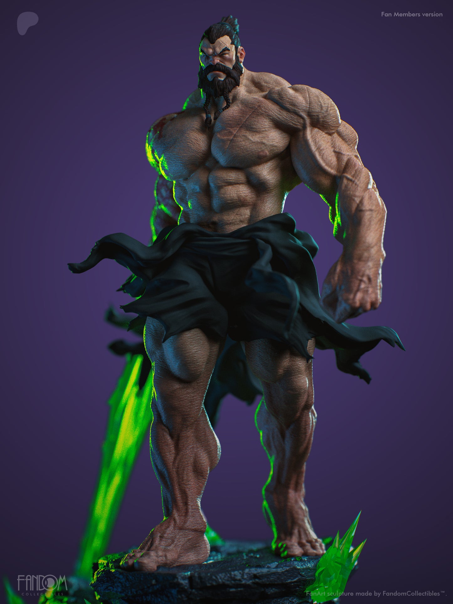 Ra’s al Ghul Absolute Sculpture (75mm to 500mm)- Unassembled/Unpainted/3D Print