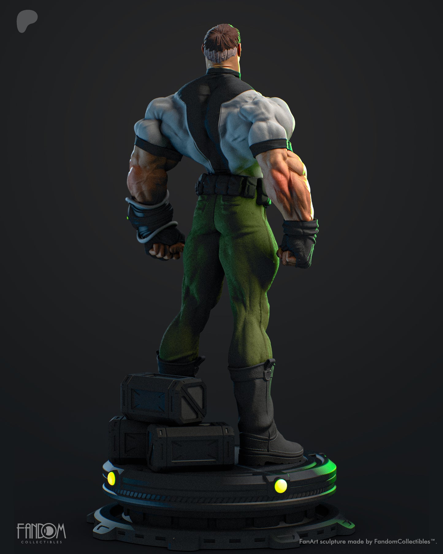 Ben 10,000 Sculpture (75mm to 500mm) - Unassembled/Unpainted/3D Print