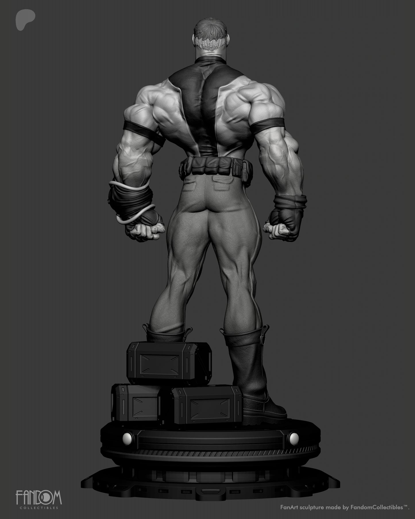 Ben 10,000 Sculpture (75mm to 500mm) - Unassembled/Unpainted/3D Print