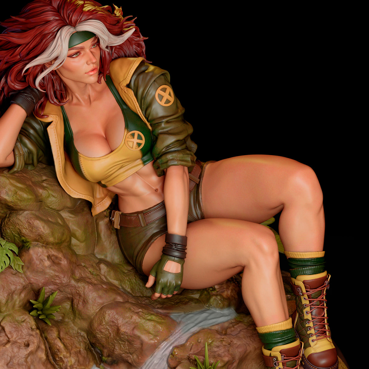 Rogue in Paradise Sculpture (75mm to 500mm) - Unassembled/Unpainted/3D Print