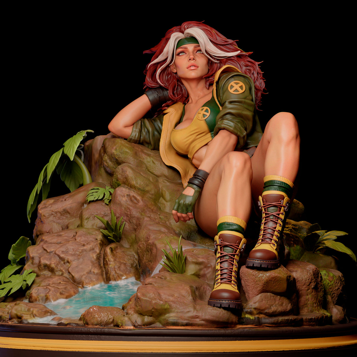 Rogue in Paradise Sculpture (75mm to 500mm) - Unassembled/Unpainted/3D Print