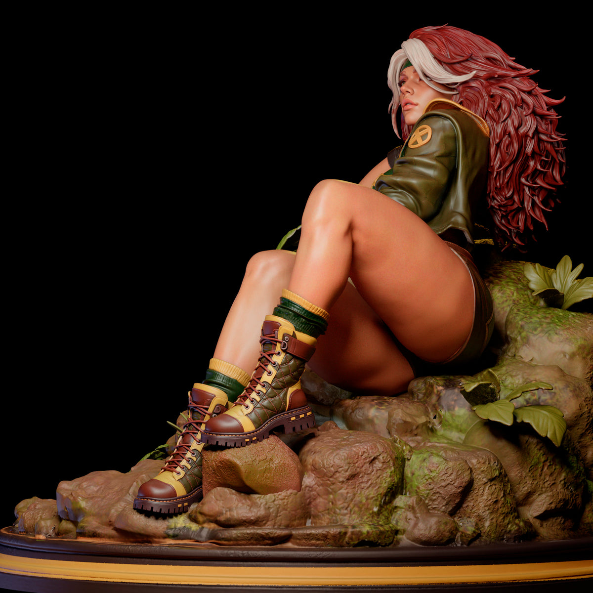 Rogue in Paradise Sculpture (75mm to 500mm) - Unassembled/Unpainted/3D Print