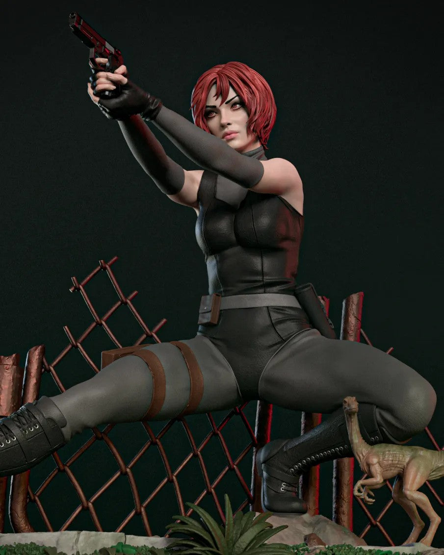 Regina Dino Crisis Sculpture (75mm to 1000mm) - Unassembled/Unpainted/3D Print