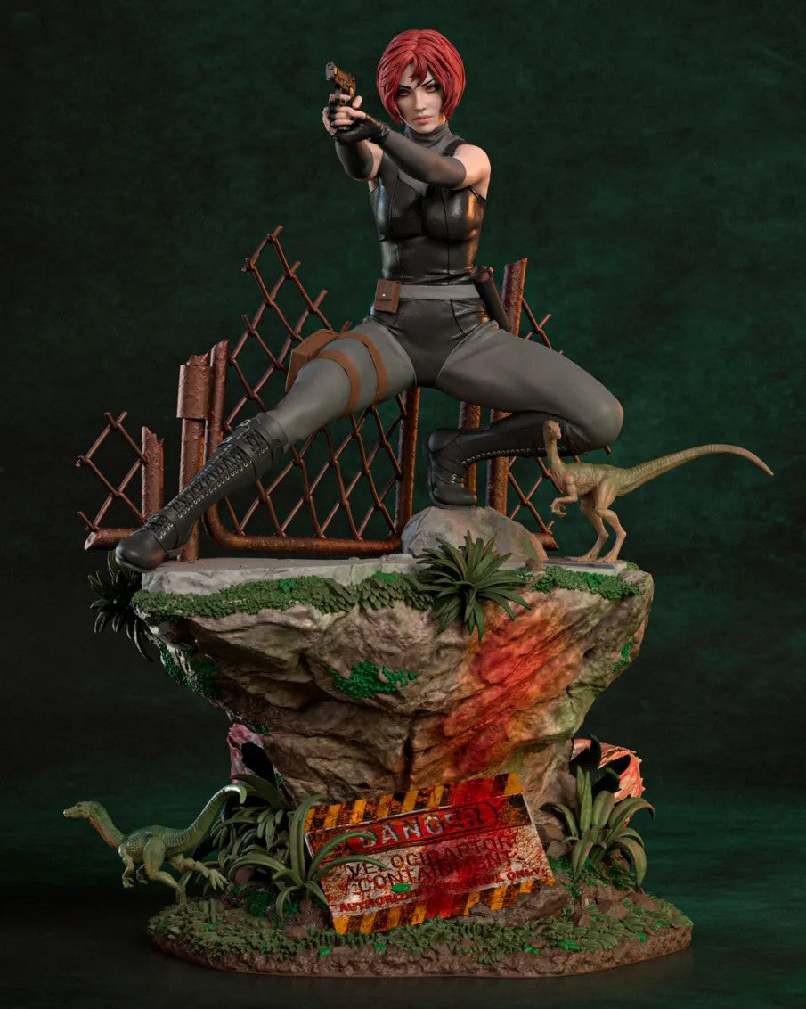 Regina Dino Crisis Sculpture (75mm to 1000mm) - Unassembled/Unpainted/3D Print
