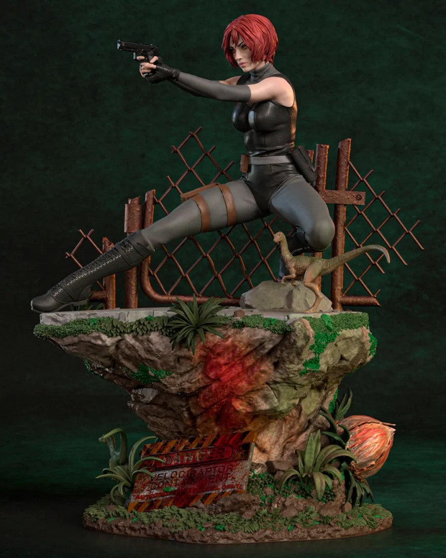 Regina Dino Crisis Sculpture (75mm to 1000mm) - Unassembled/Unpainted/3D Print