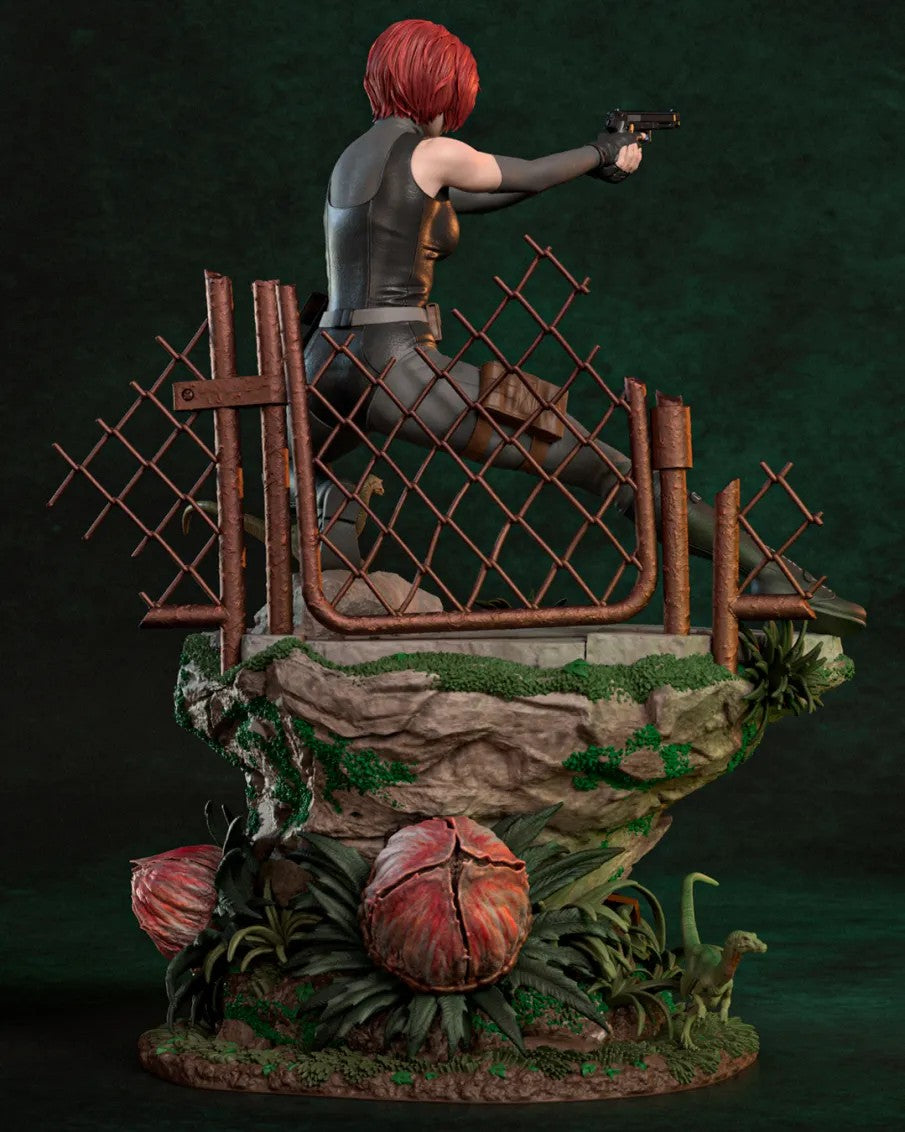 Regina Dino Crisis Sculpture (75mm to 1000mm) - Unassembled/Unpainted/3D Print