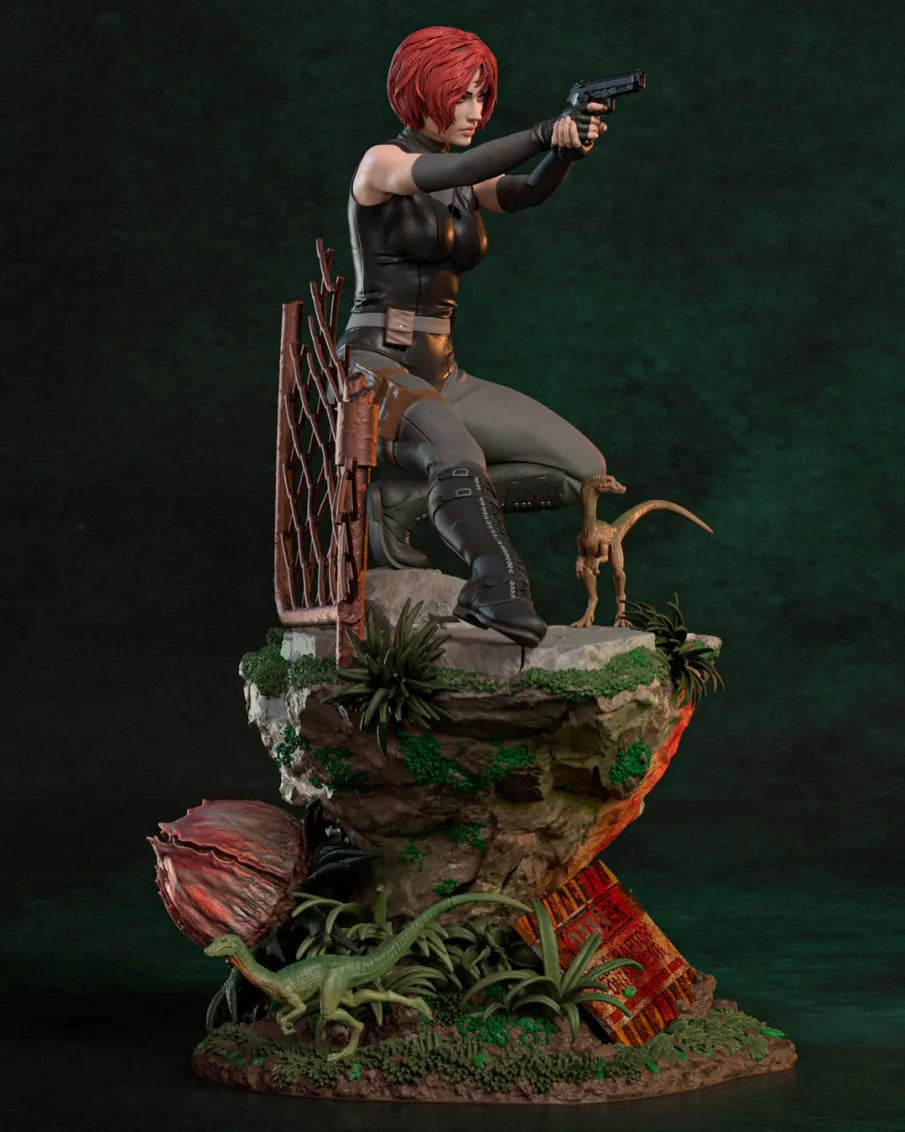 Regina Dino Crisis Sculpture (75mm to 1000mm) - Unassembled/Unpainted/3D Print
