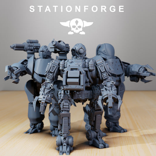 ROBOT DROIDTEX - by Station Forge - Tabletop RPG Miniature - Roleplaying 3D Printed Fantasy Mini