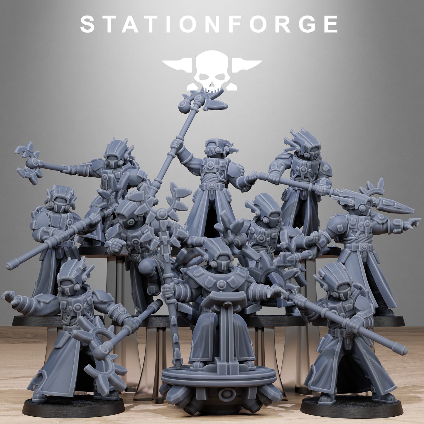 Tarion Priests (x10) - TTRPG - Wargaming - Grimdark