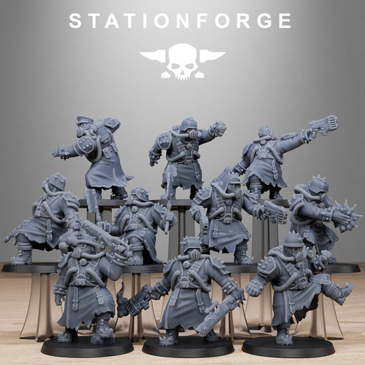 Corrupted Guard Filthcrew Mutants (x10) - by Station Forge - TTRPG - Wargaming - Grimdark