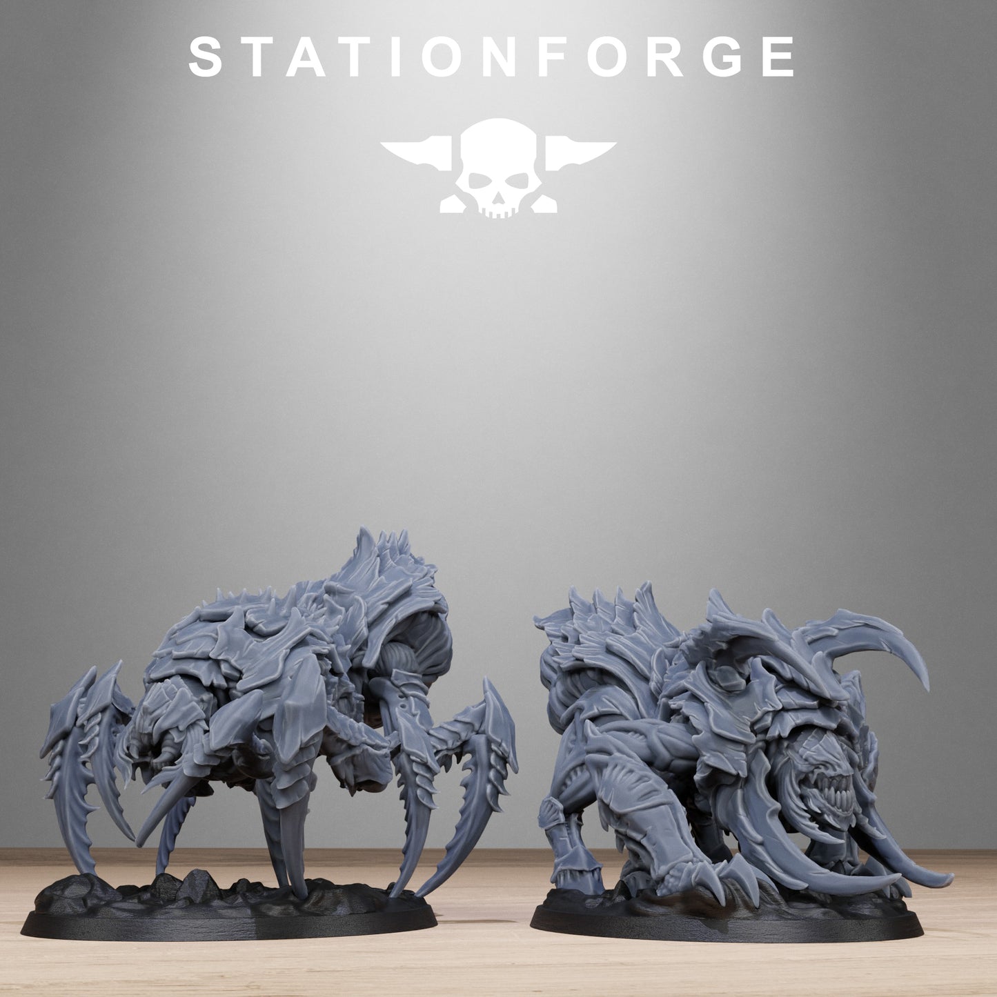 Xenarid Spider Beasts (x2) - Alien Bug - TTRPG - Wargaming - Grimdark