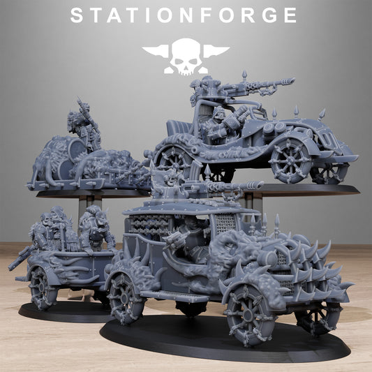 Corrupted Bloody Convoy (x2) - by Station Forge - TTRPG - Wargaming - Grimdark