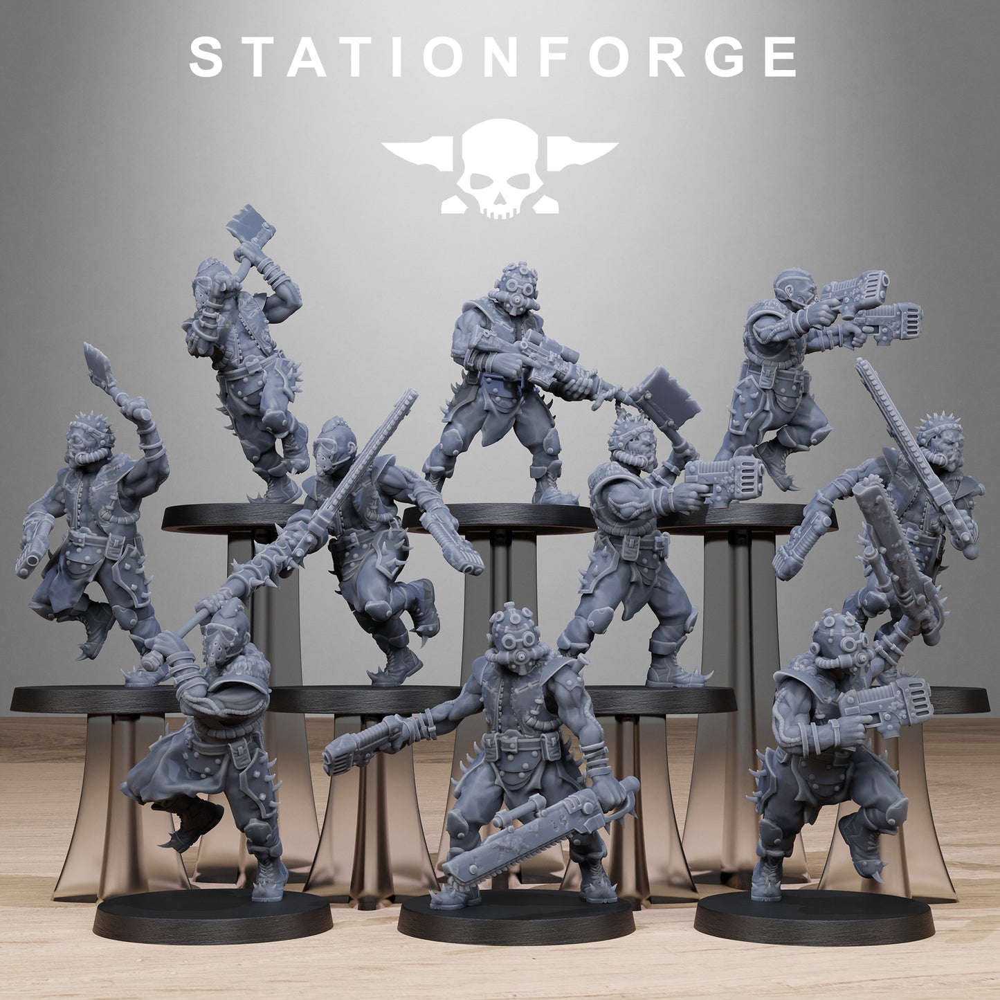 Corrupted Guard Spikers (x10) - TTRPG - Wargaming - Grimdark