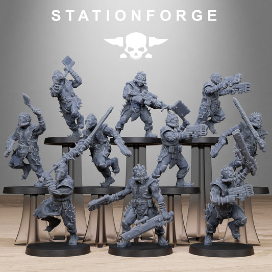 Corrupted Guard Spikers (x10) - TTRPG - Wargaming - Grimdark