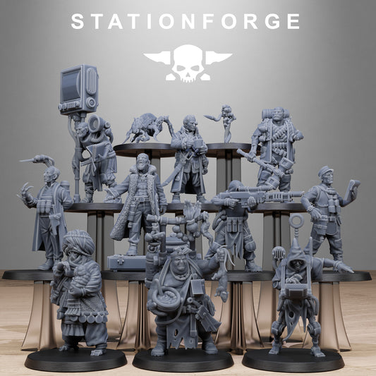 GrimCorp Scrap Operatives (x12) - TTRPG - Wargaming - Grimdark