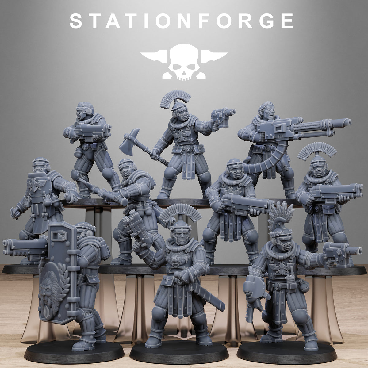 GrimCorp Voidliners (x10) - TTRPG - Wargaming - Grimdark