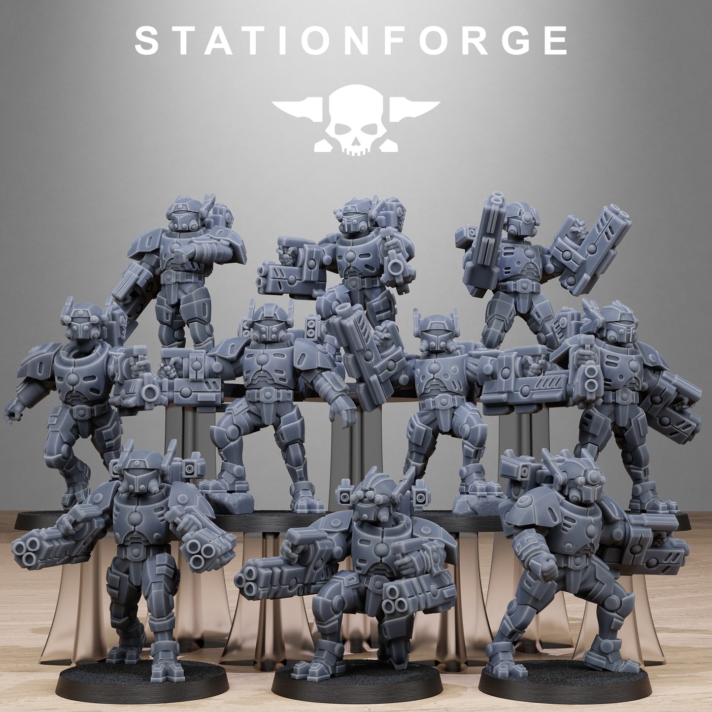 Tarion Heavy Armored (x10) - TTRPG - Wargaming - Grimdark
