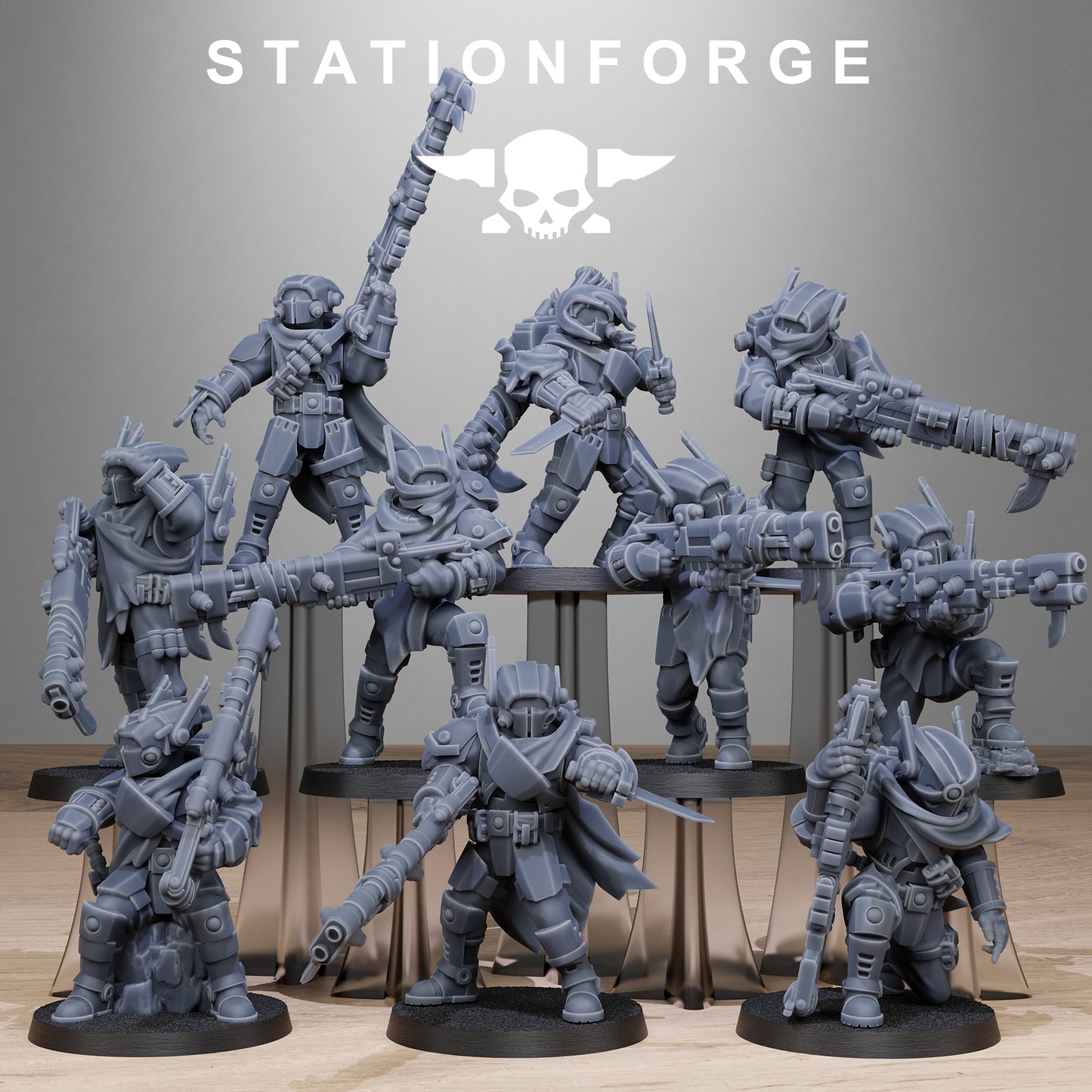 Tarion Hunters (x10) - TTRPG - Wargaming - Grimdark
