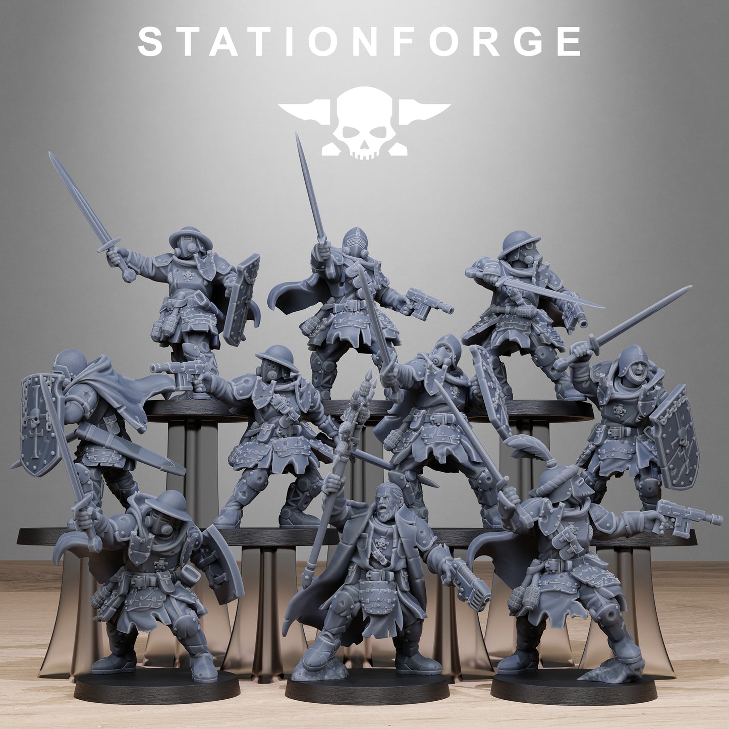 RoyalGuard Bloodwardens (x10) - TTRPG - Wargaming - Grimdark